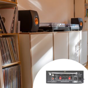 Wzmacniacz 2x 40W FM USB SD SkyTronic AV360 one size 9