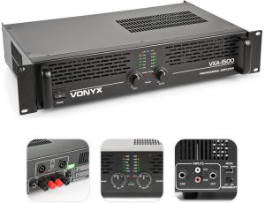 Vonyx Wzmacniacz PA 2x 750W VXA-1500 one size 3