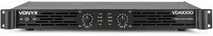 Wzmacniacz 2 x500W VDA1000 PA 1U one size 4