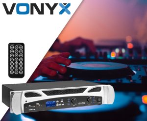 Wzmacniacz 2x150W MP3 BT VPA300 Vonyx one size 3