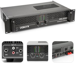 Vonyx Wzmacniacz PA 2x 1000W VXA-2000 one size 2