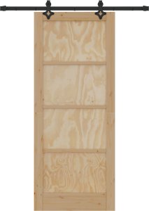 Drewno przesuwne vidaXL z zestawem akcesoriów ORKDAL z solidnej sosny, Drzwi wewnętrzne vidaXL "ORKDAL" 83x202x4 cm z solidnej sosny 1