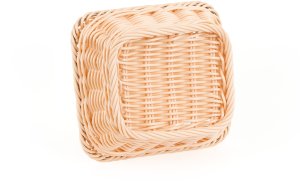 Koszyk prostokątny z polirattanu GN 1/6 176x162x65 mm, beżowy | TECHNICA, Gold Line 5