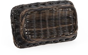 Koszyk prostokątny z polirattanu GN 1/4 265x162x65 mm, czarnobrązowy | TECHNICA, Gold Line 5