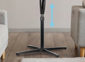 WENTYLATOR STOJĄCY MWP 15 CZARNY 40cm 3