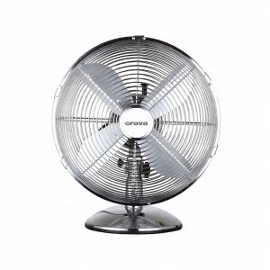Orava SF-100 X stolní oscilující ventilátor, 3 stupně rychlosti, oscilace doprava a doleva, stříbrná 1