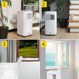 Klimatyzator Yoer 4w1 Klimatyzator PRZENOŚNY 2930W + WiFi + LED 22m - Yoer FrostBox PAC03W 8