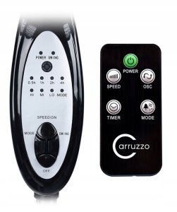 WS2 DUŻY STOJĄCY WENTYLATOR Z PILOTEM 12