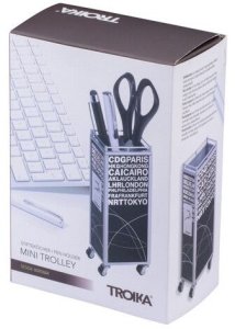 TROIKA Stifteköcher MINI TROLLEY 4
