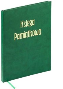 Księga pamiątkowa A4 120 kartek zielona GRAND EDUKAMP 1
