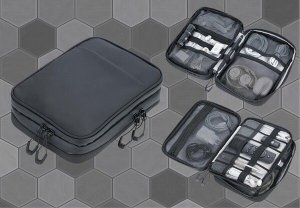 TROIKA BLACK CONNECTED organizer Poliester, Poliuretan (PU), Brezent Czarny 5