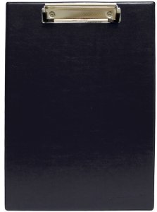 Clipboard BNT A4 enkel PP sort uden forside 1