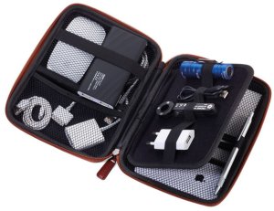 TROIKA CBO25/BR organizer Sztuczna skóra, Aksamit Brązowy 2