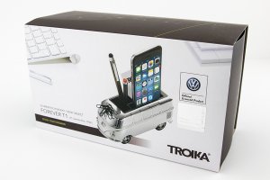 TROIKA GAP06/CH pojemnik na długopisy Srebrny 6