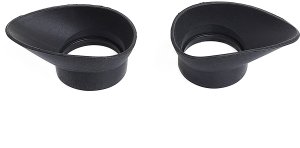Szerokie gumowe muszle oczne wyprofilowane 2szt. 2