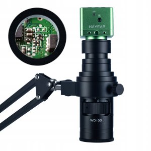 WYSIĘGNIK RUCHOME RAMIE BAZA DO MIKROSKOPU CYFROWEGO OŚWIETLACZ KAMERKA 2K 5