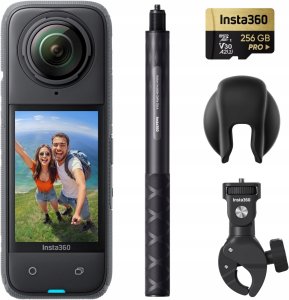 Insta360 X4 zestaw motocyklowy z uchwytem kamera sportowa wodoodporna 4K 1