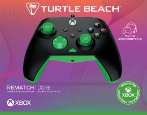 Turtle Beach mangupult Rematch Core Xbox, black/green 8