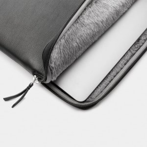 Trunk 14" MacBook Pro Sleeve - skórzane etui ochronne do MacBook 14" (black) 3