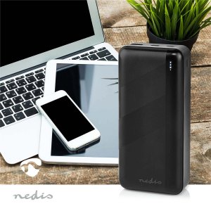 NEDIS Powerbank 32000mAh für Laptops, schwarz 2