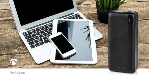 NEDIS Powerbank 32000mAh für Laptops, schwarz 10