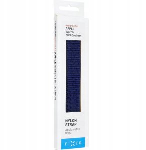 Fixed | Sporty Strap for Apple Watch 38/40/41mm | 160-210 | Dark blue | Nylon 5