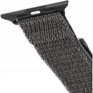 Fixed | Sporty Strap for Apple Watch 38/40/41mm | 160-210 mm | Dark gray | Nylon 4