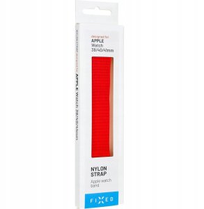 Fixed | Sporty Strap for Apple Watch 38/40/41mm | 160-210 mm | Red | Nylon 5