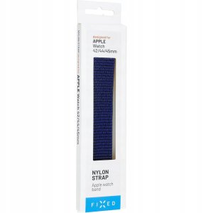Fixed Fixed | Sporty Strap for Apple Watch 42/44/45mm | 160-210 mm | Dark blue | Nylon 6