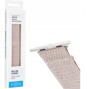 Fixed | Sporty Strap for Apple Watch 38/40/41mm | 60-210 mm | Rose gold | Nylon 1