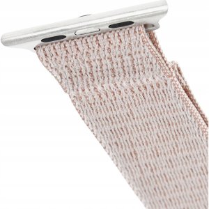 Fixed | Sporty Strap for Apple Watch 38/40/41mm | 60-210 mm | Rose gold | Nylon 3