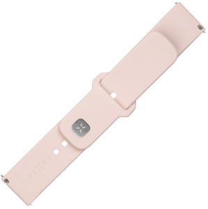Fixed | Sporty Strap Set with Quick Release 22mm for Smartwatch | 160-235 mm | Pink | Silicone 1