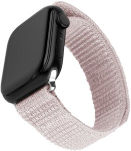 Fixed | Sporty Strap for Apple Watch 42/44/45mm | 160-210 mm | Rose gold | Nylon 2