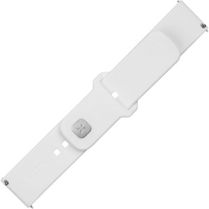 Fixed | Sporty Strap Set with Quick Release 22mm for smartwatch | 160-235 mm | White | Silicone 1