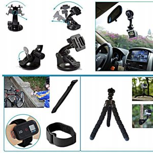 Akcesoria 50w1 do GoPro Hero (wszystkie modele) - szelki, walizka Braders 14