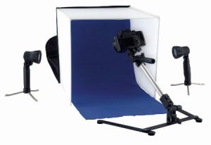 Falcon Eyes PBK-40AB-2LS small light tent with spotlights 1
