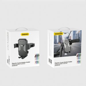 Uchwyt rowerowy motocyklowy do telefonu na kierownicę czarny Uchwyt rowerowy motocyklowy do telefonu na kierownicę czarny 5