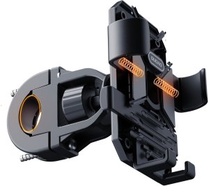 Uchwyt rowerowy motocyklowy do telefonu na kierownicę czarny Uchwyt rowerowy motocyklowy do telefonu na kierownicę czarny 8