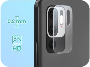 2-PAK Szkło Na Aparat Do Xiaomi Redmi Note 10 5G (Hartowane, Na Obiektyw) 2