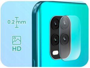 3-PAK Szkło Na Aparat Do Xiaomi Mi 10 Lite 5G (Hartowane, Na Obiektyw, 9H) 2