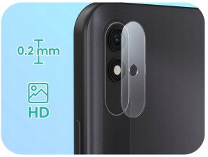3-PAK Szkło Na Aparat Do Xiaomi Redmi 9AT (Hartowane, Na Obiektyw, 9H) 2