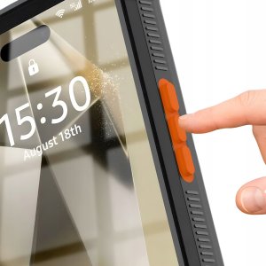 Etui Wodoodporne Do 6.7 Cali Uniwersalne (Obudowa, 360, Pancerne, Czarne) 4