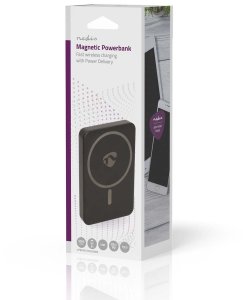 NEDIS Powerbank 5000mAh für kabelloses Laden, schwarz 11