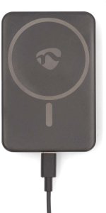 NEDIS Powerbank 5000mAh für kabelloses Laden, schwarz 18