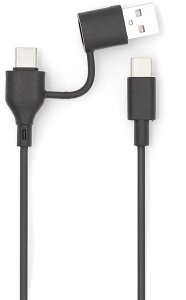 NEDIS Powerbank 5000mAh für kabelloses Laden, schwarz 21