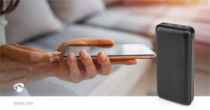 NEDIS Powerbank 20000mAh, schwarz 11
