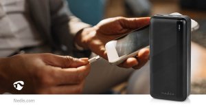 NEDIS Powerbank 30000mAh, schwarz 12