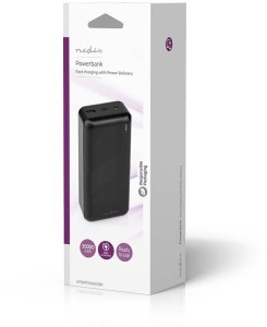 NEDIS Powerbank 30000mAh, schwarz 9