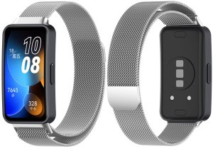 Bransoleta Pasek Opaska do Huawei Band 8, Stalowa 1