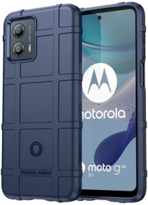 Etui Rugged Shield SUPERO do Motorola Moto G53, niebieskie 1